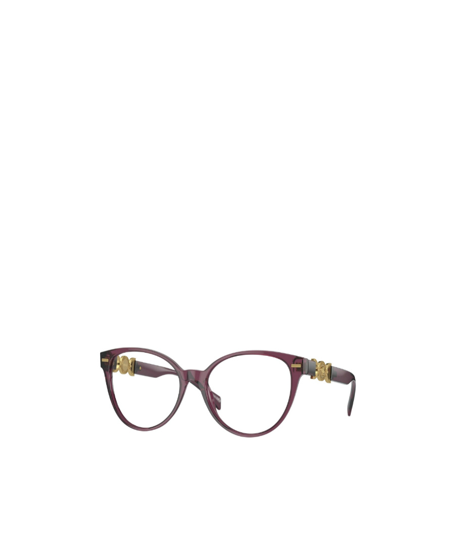Versace Eyewear Cat-eye Frame Glasses In Gray