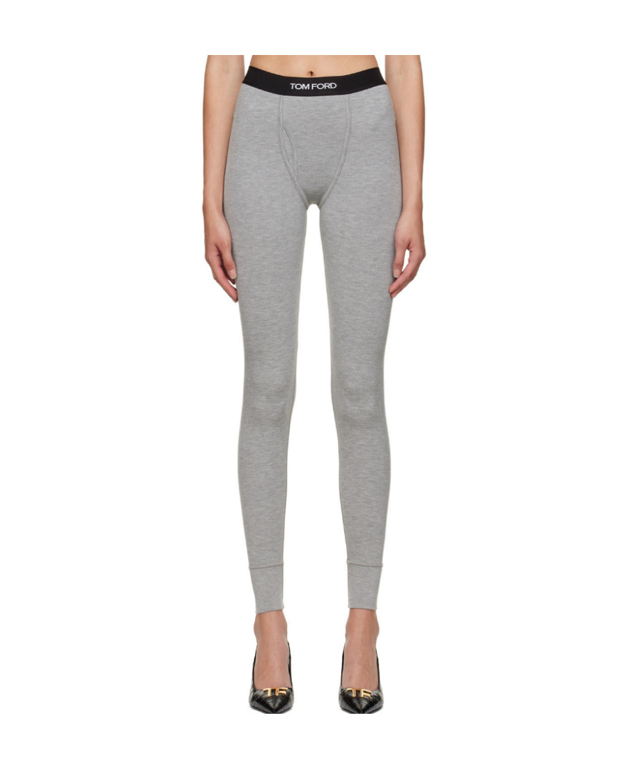 Tom Ford Long Johns Skinny Leggings In Gray