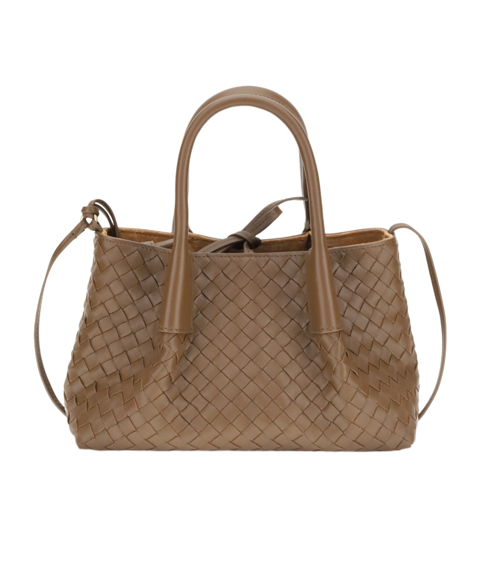 Bottega Veneta Small Pinacoteca Shoulder Bag In Brown