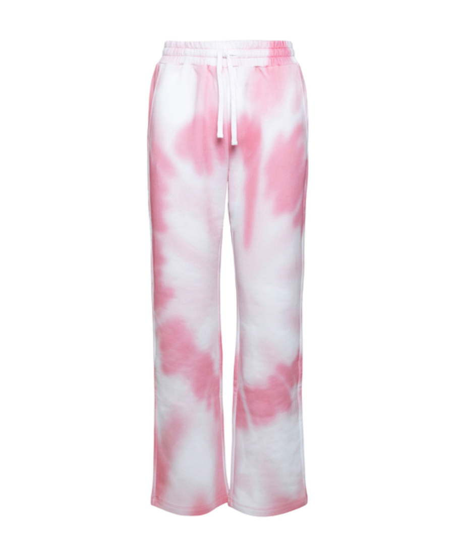 Red Valentino Tie-dye Drawstring Waist Track Pants In White