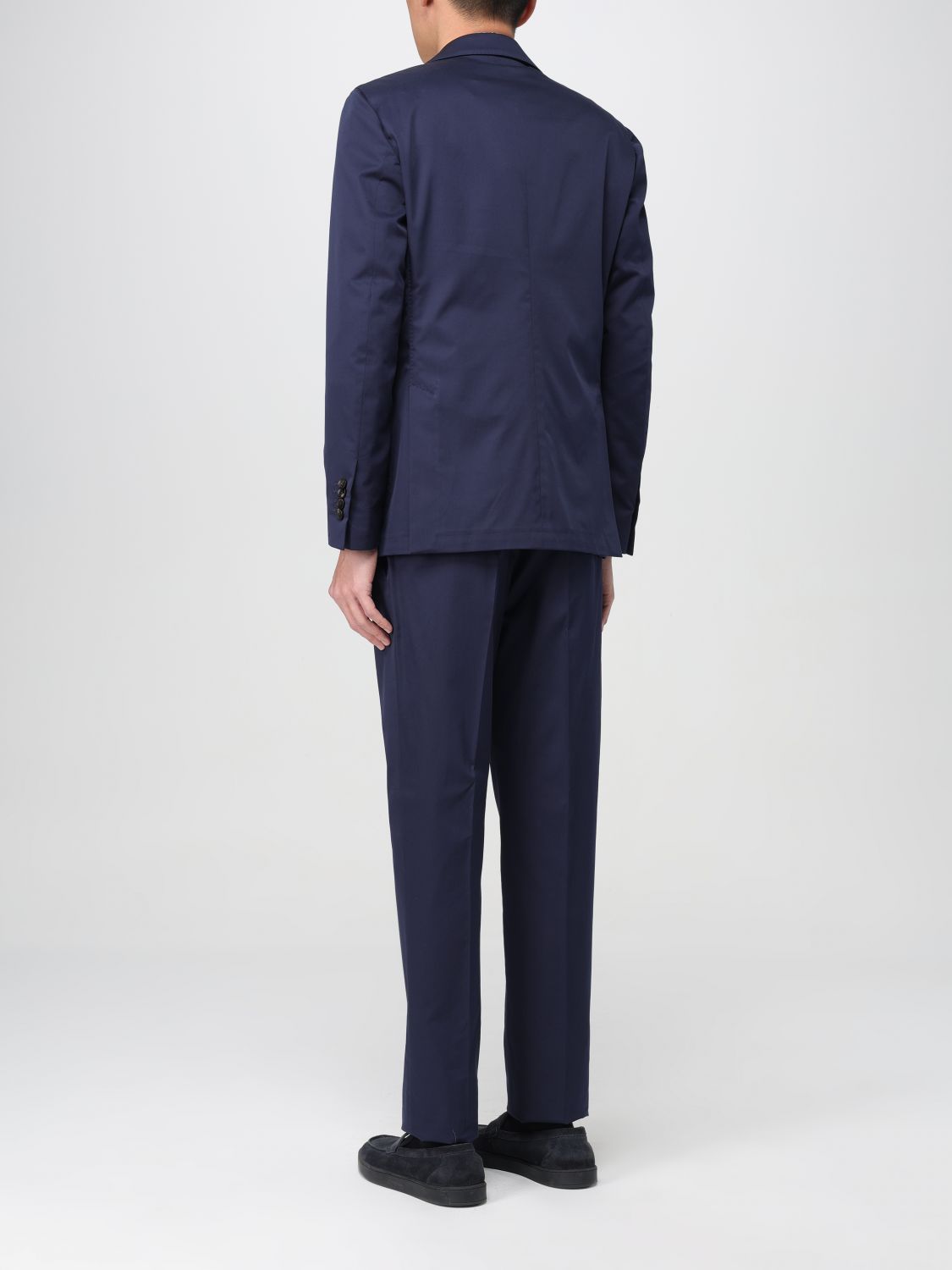 Lardini Long-sleeved Suit In Blue