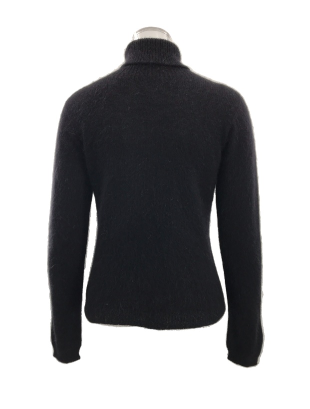 Max Mara High-necked Sweater In Black