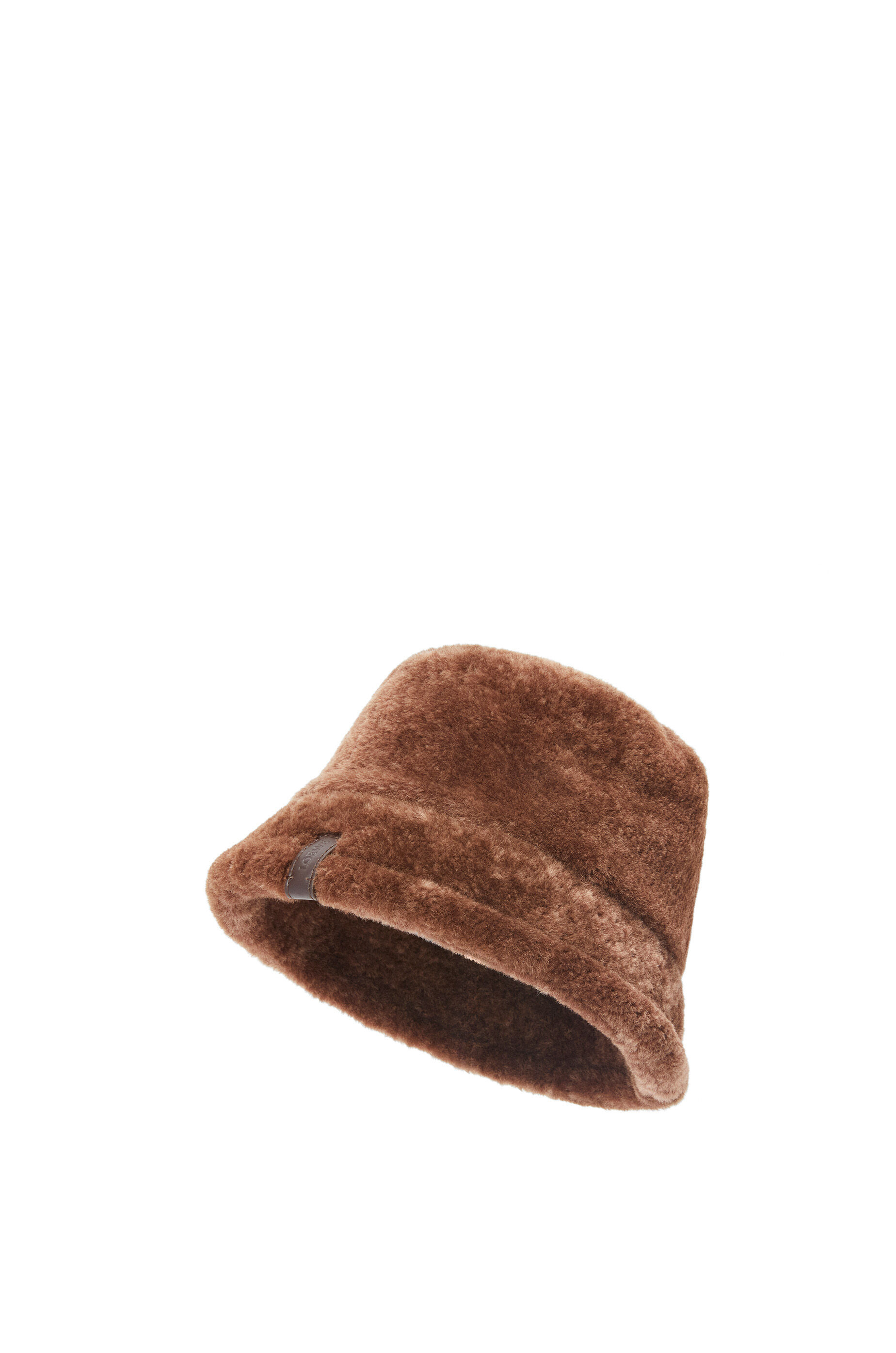Loewe Logo-embossed Bucket Hat In Brown