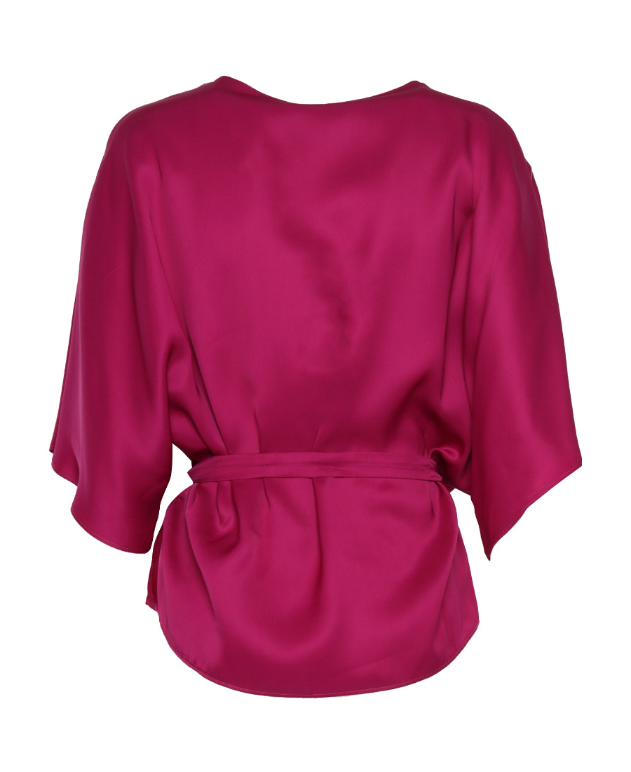 P.a.r.o.s.h Belted Blouse In Red