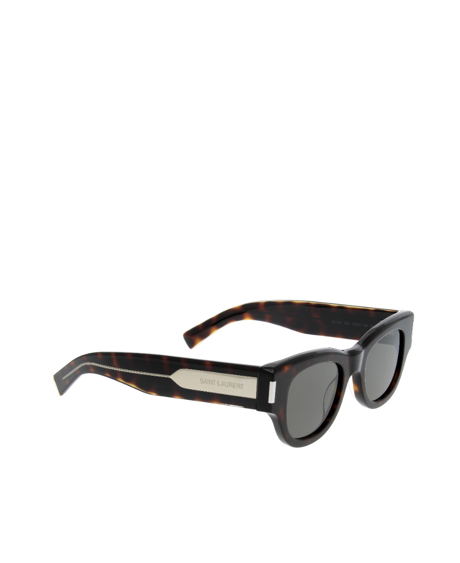 Saint Laurent Naked Wire Core Cat-eye Sunglasses In Gray