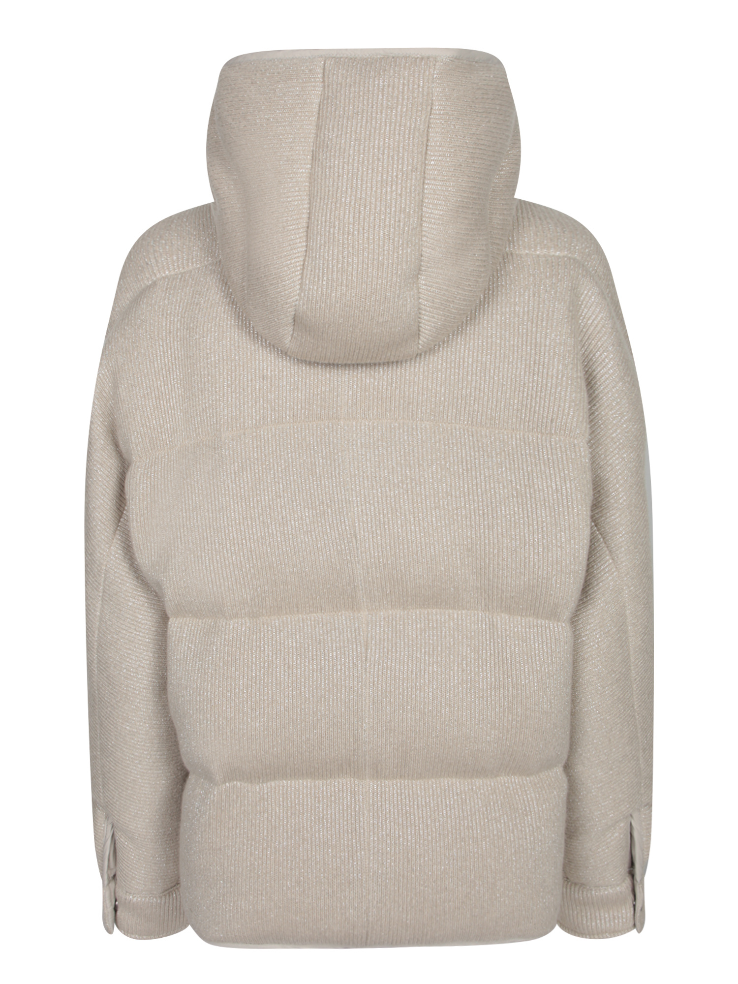 Brunello Cucinelli Long-sleeved Cotton Jacket In Neutral