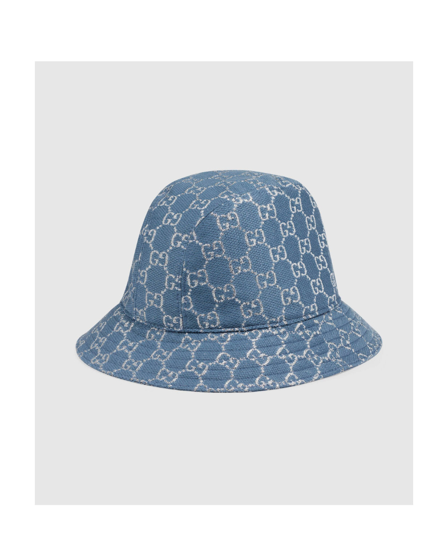 Gucci Gg Lamé Bucket Hat