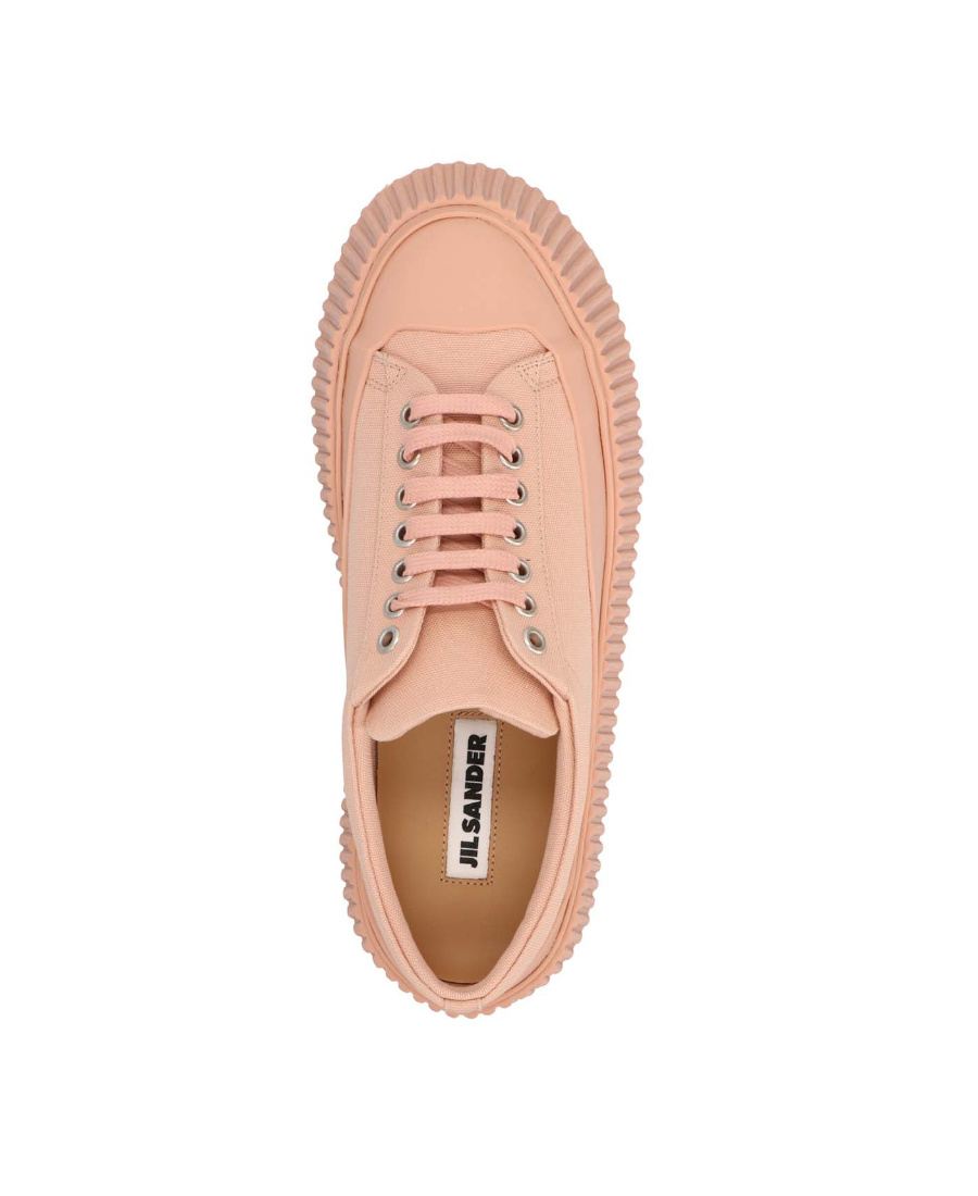 JIL SANDER CHUNKY-SOLE LOW-TOP SNEAKERS 