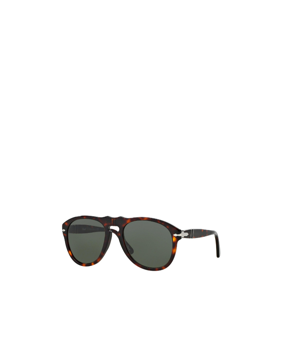 Persol Oval Frame Sunglasses In Green