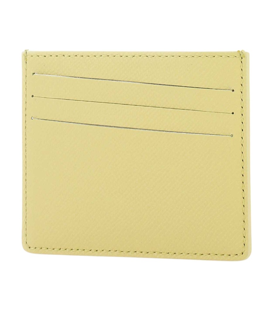 Shop Maison Margiela Six-pocket Slits Cardholder In Yellow