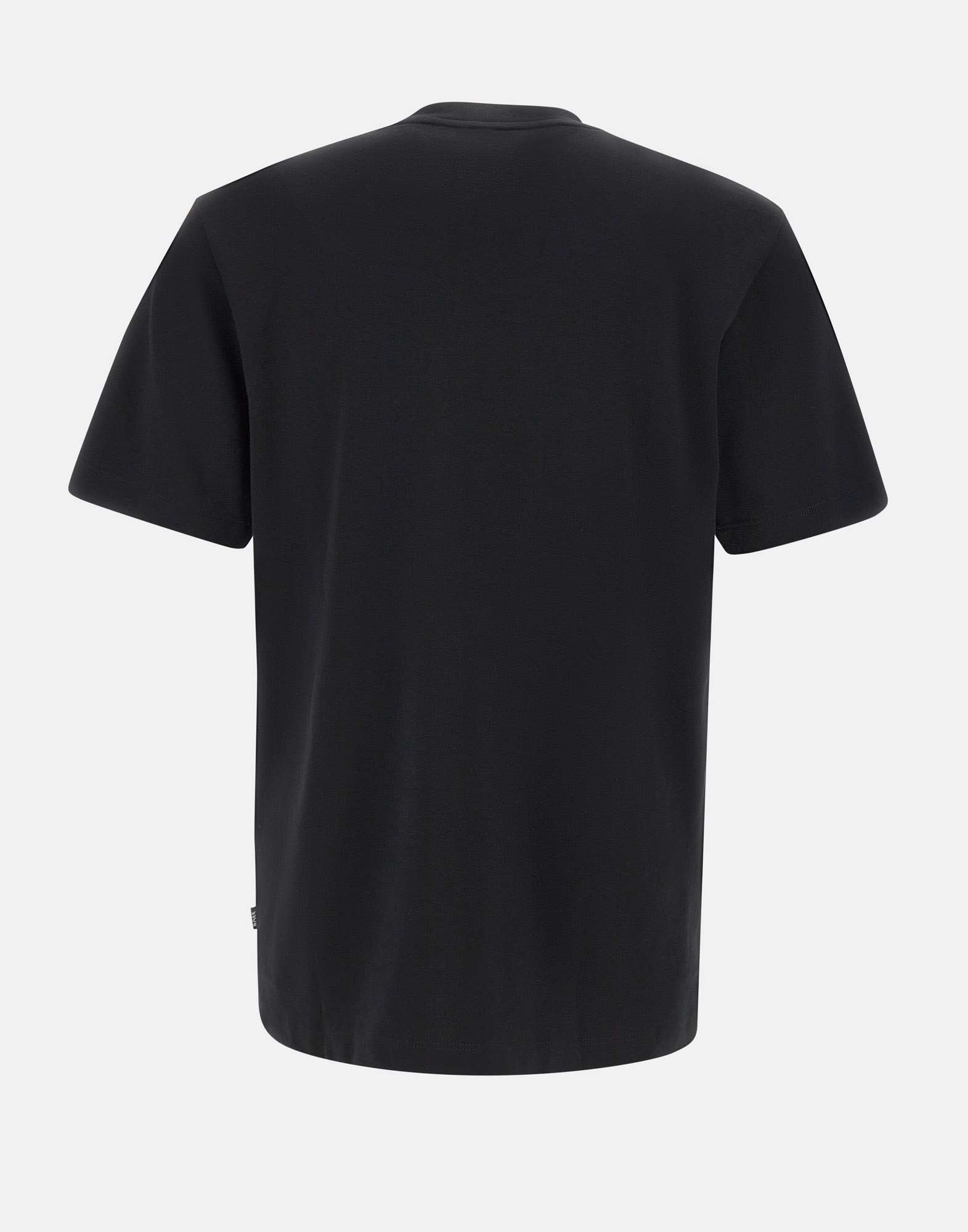 Hugo Boss Cotton Logo T-shirt For Everyday Wear In Black