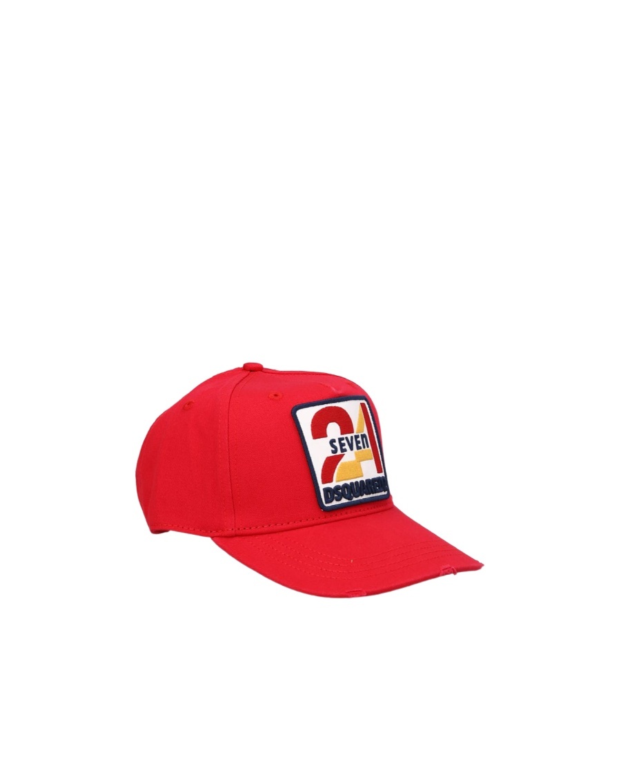 DSQUARED2 PATCH-DETAIL BASEBALL CAP