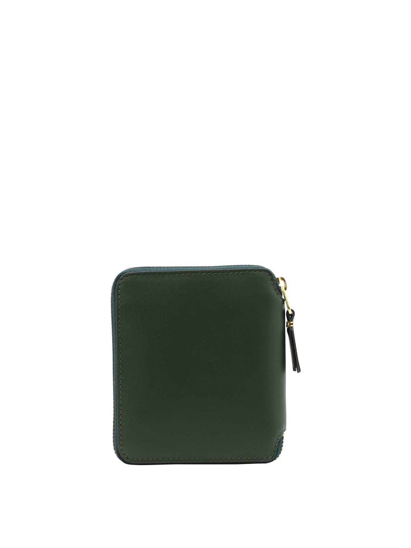 Comme Des Garçons Logo Wallet In Green