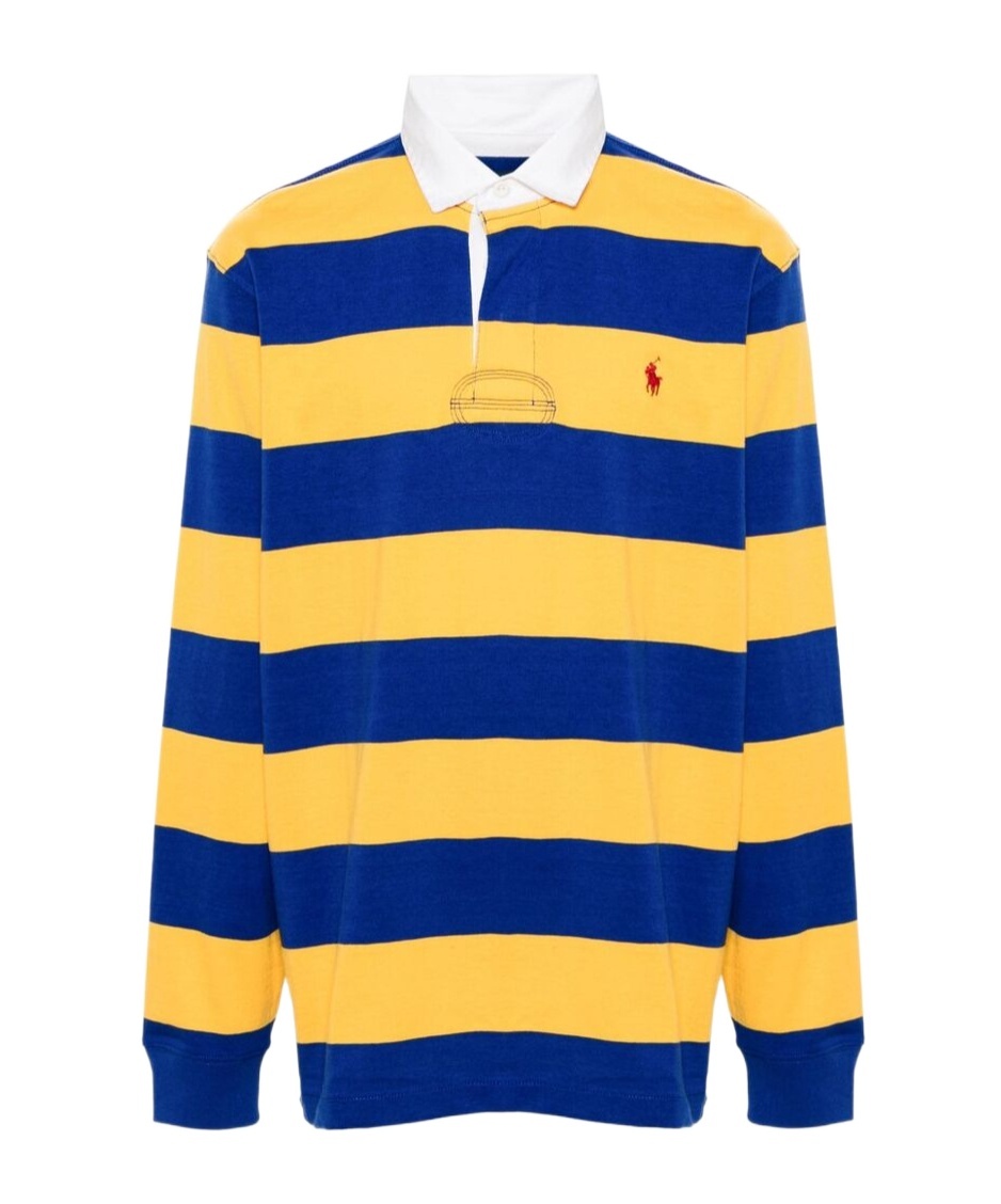 Shop Polo Ralph Lauren Polo Pony-motif Polo Shirt In Yellow