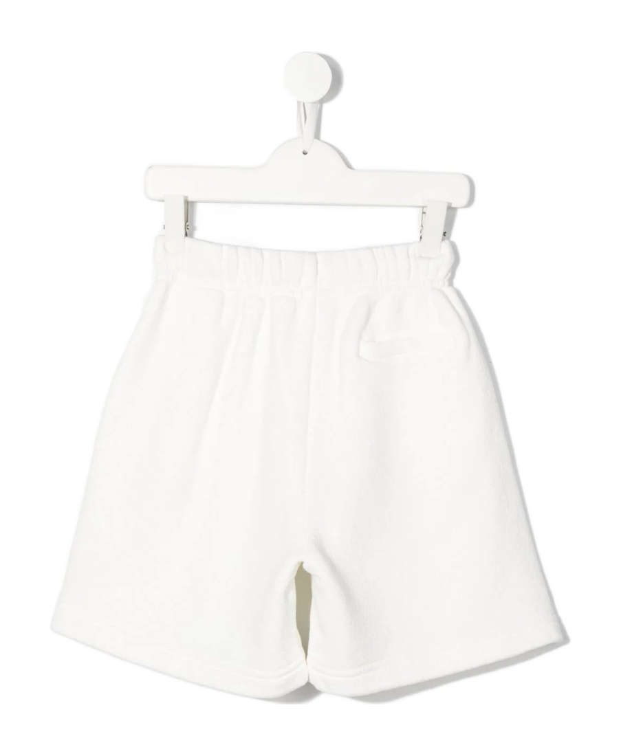 Palm Angels Palm Tree-print Track Shorts In White