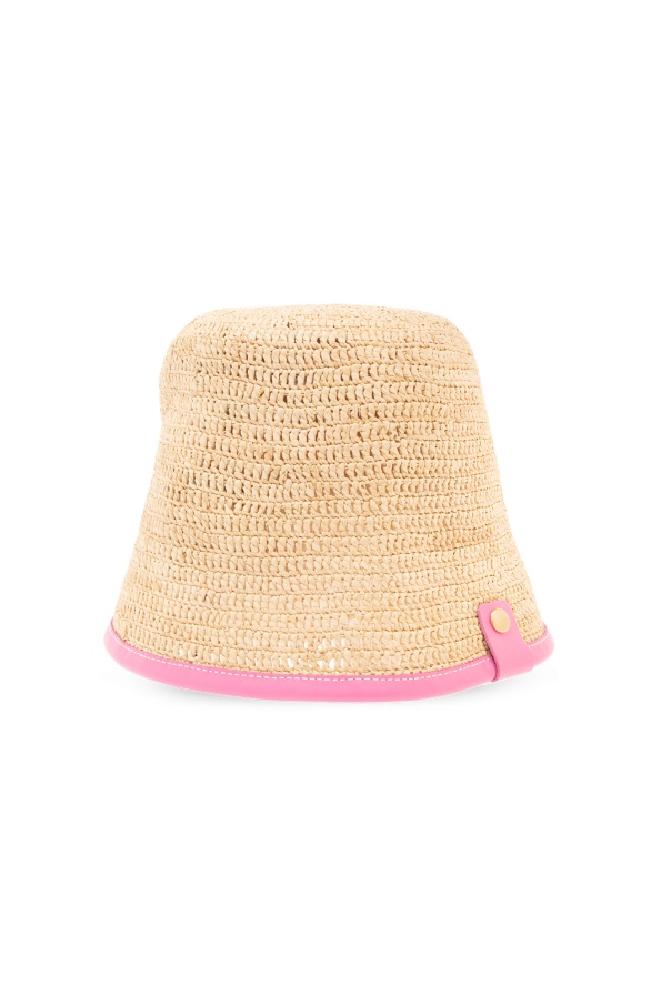 Jacquemus Le Bob Soli Bucket Hat In Nude