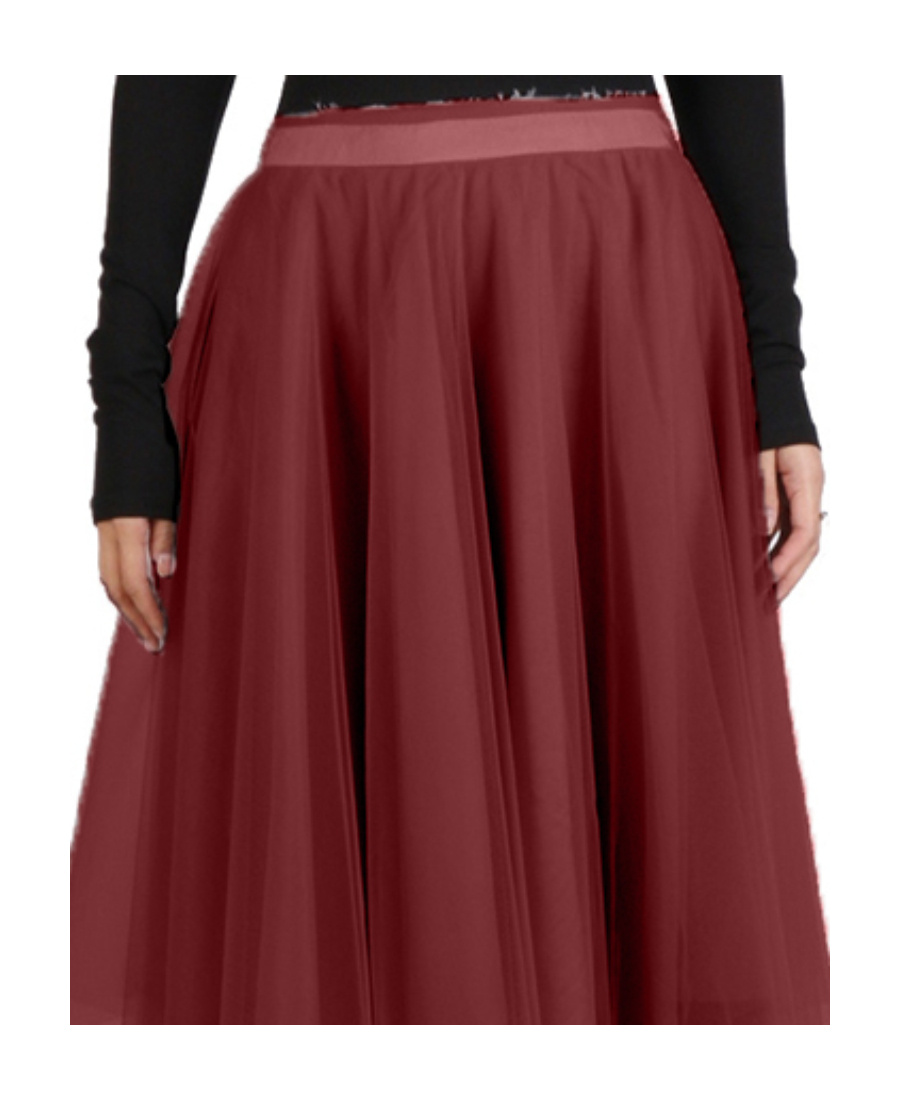 Marc Le Bihan Cascading Design Skirt In Red