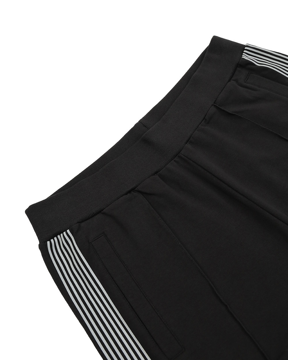 Ea7 Black Logo Two-piece Sports Suit In Black