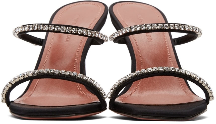 AMINA MUADDI GILDA SQUARE-TOED HIGH-HEELED SANDALS