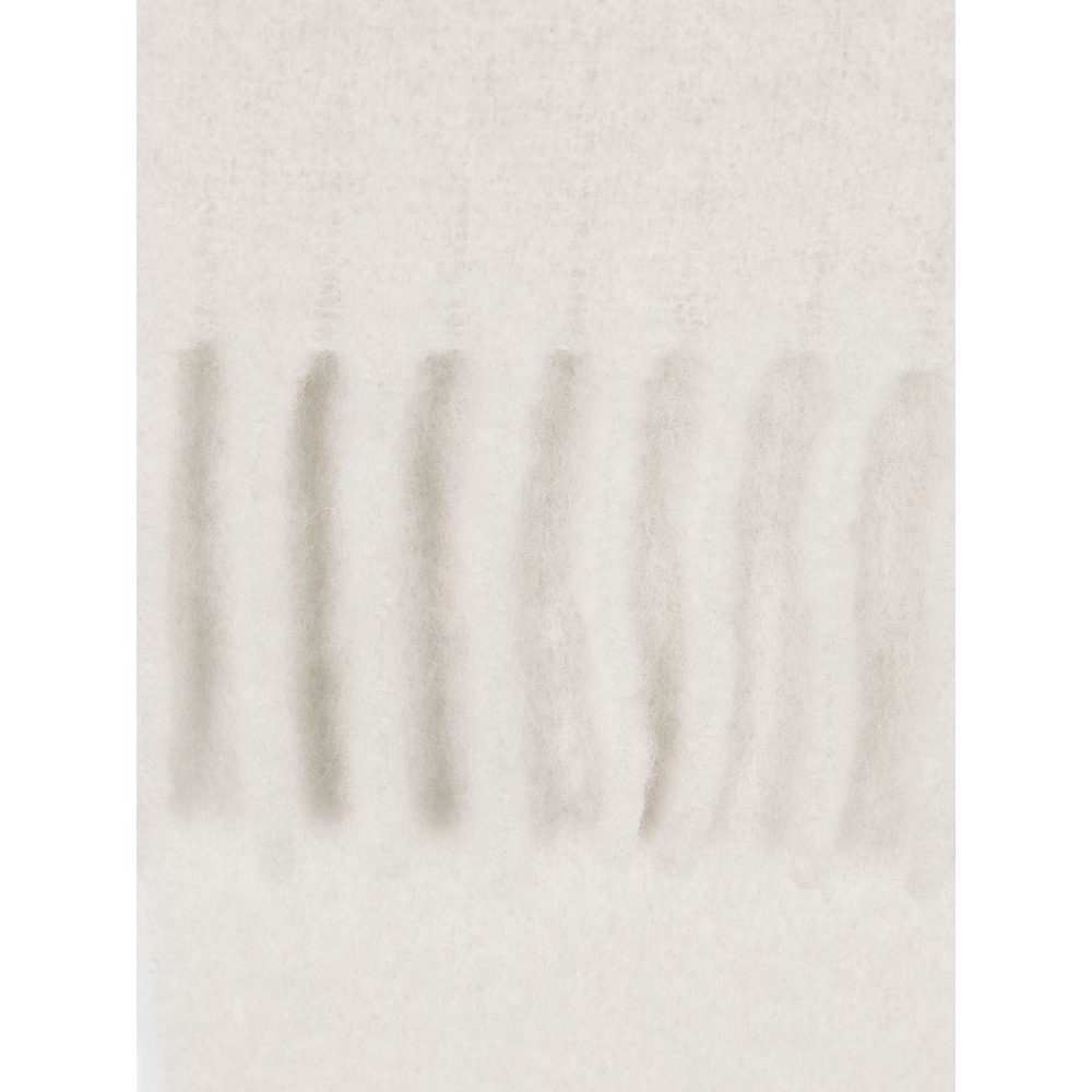 Isabel Marant Firny Logo-embroidered Scarf In White