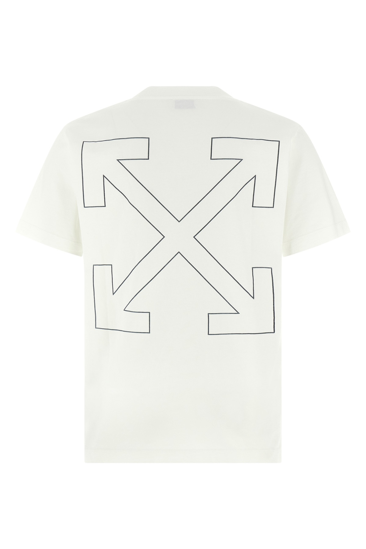 Off-white Slim Fit Arrow Design T-shirt In White