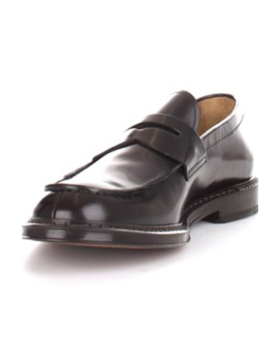 Doucal's Saddle Leather Loafers In Black