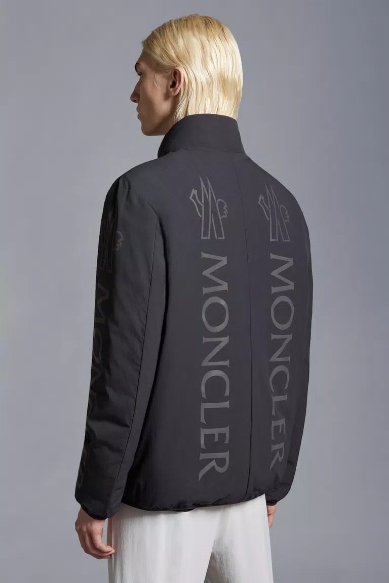 Moncler Ponset Reversible Nylon Jacket In Black