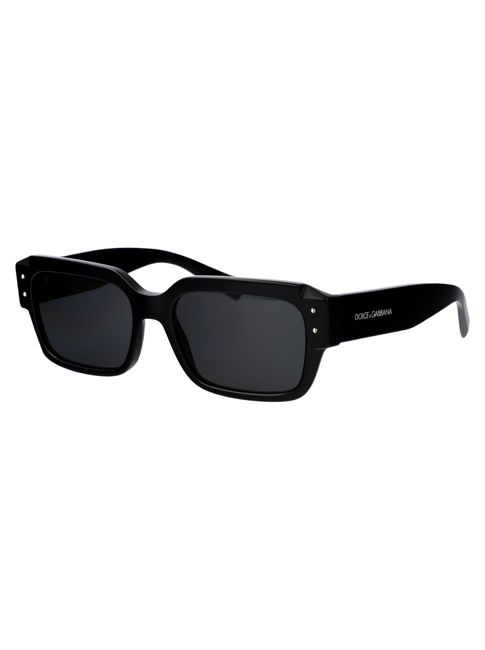 Dolce & Gabbana Black Acetate Sunglasses In Black