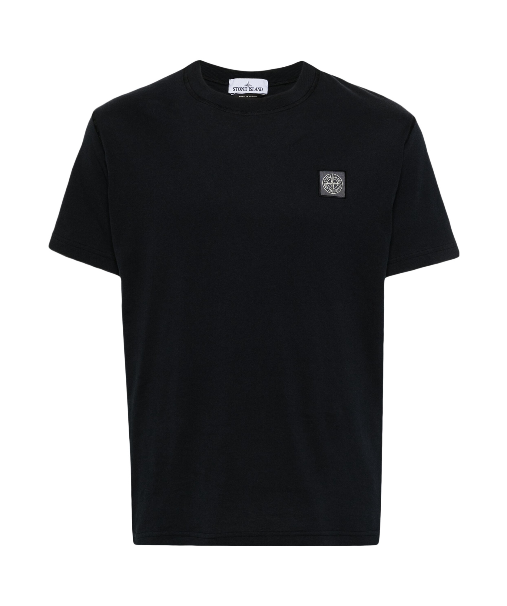 Stone Island Compass-motif T-shirt In Blue