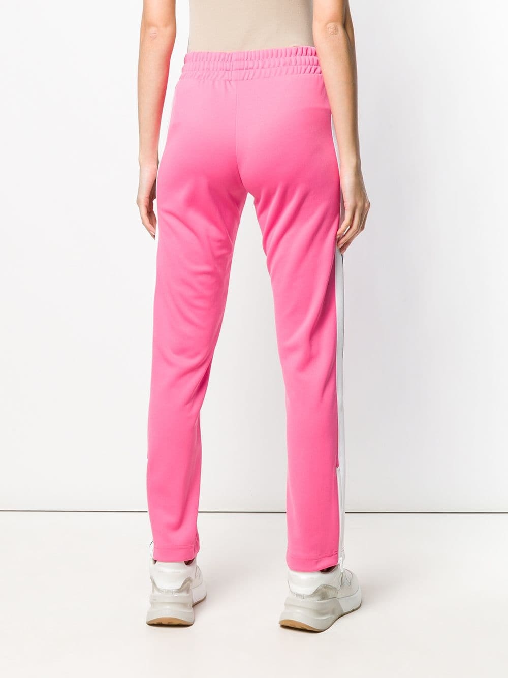 Shop Palm Angels Logo Printed Sweatpants In Pink