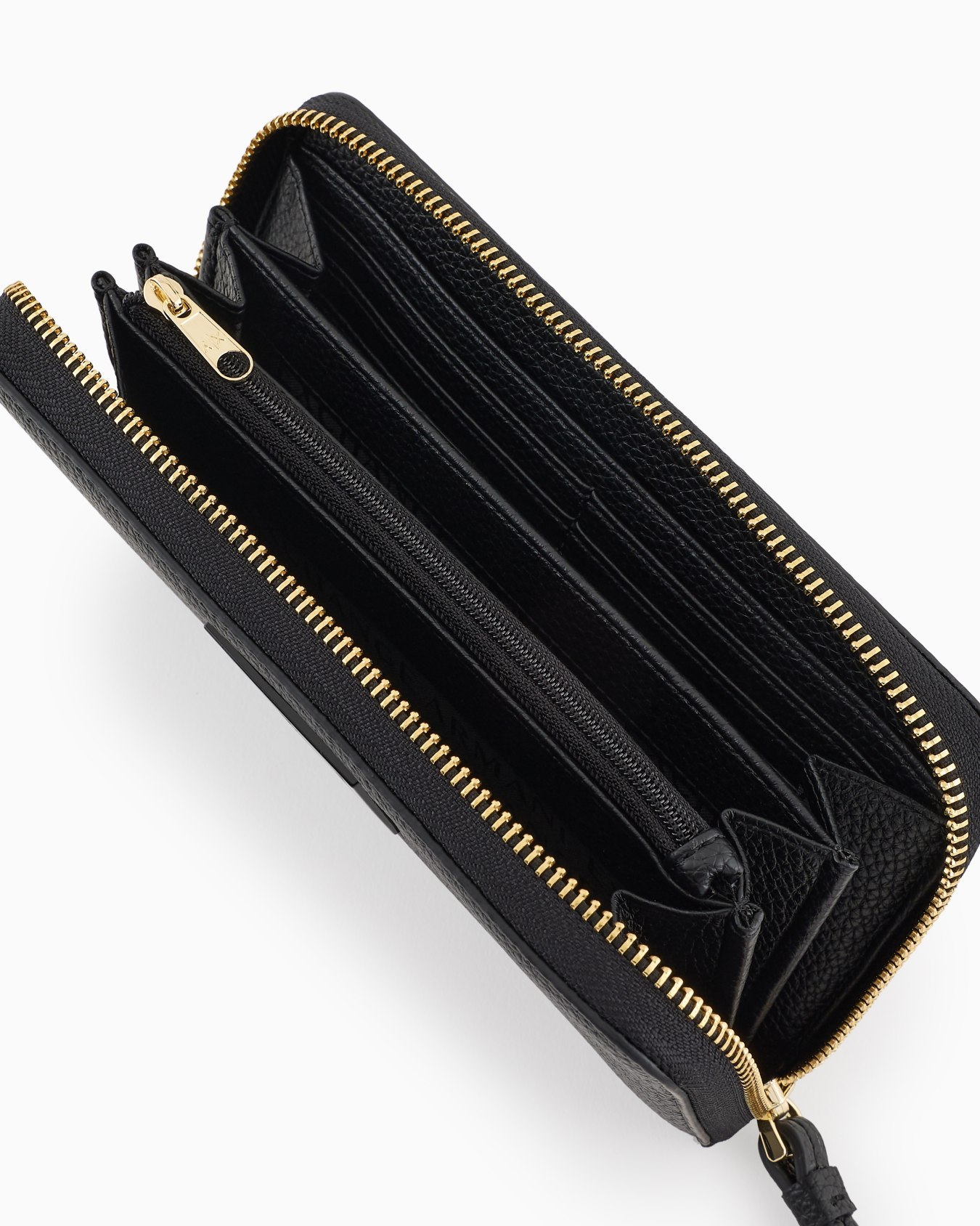 Armani Exchange Horizontal Wallet In Black