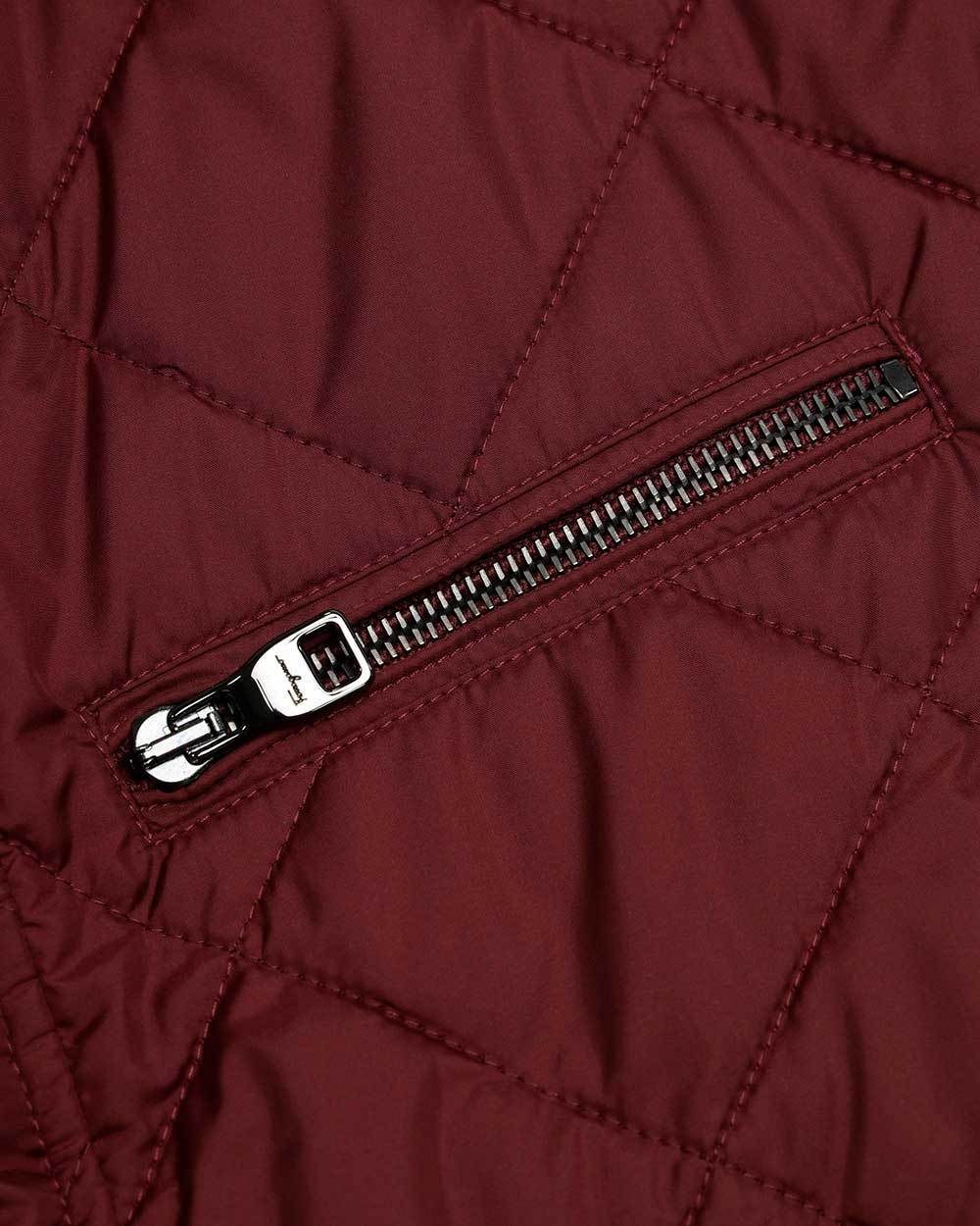 Ferragamo Quilted Cotton Suit In Brown