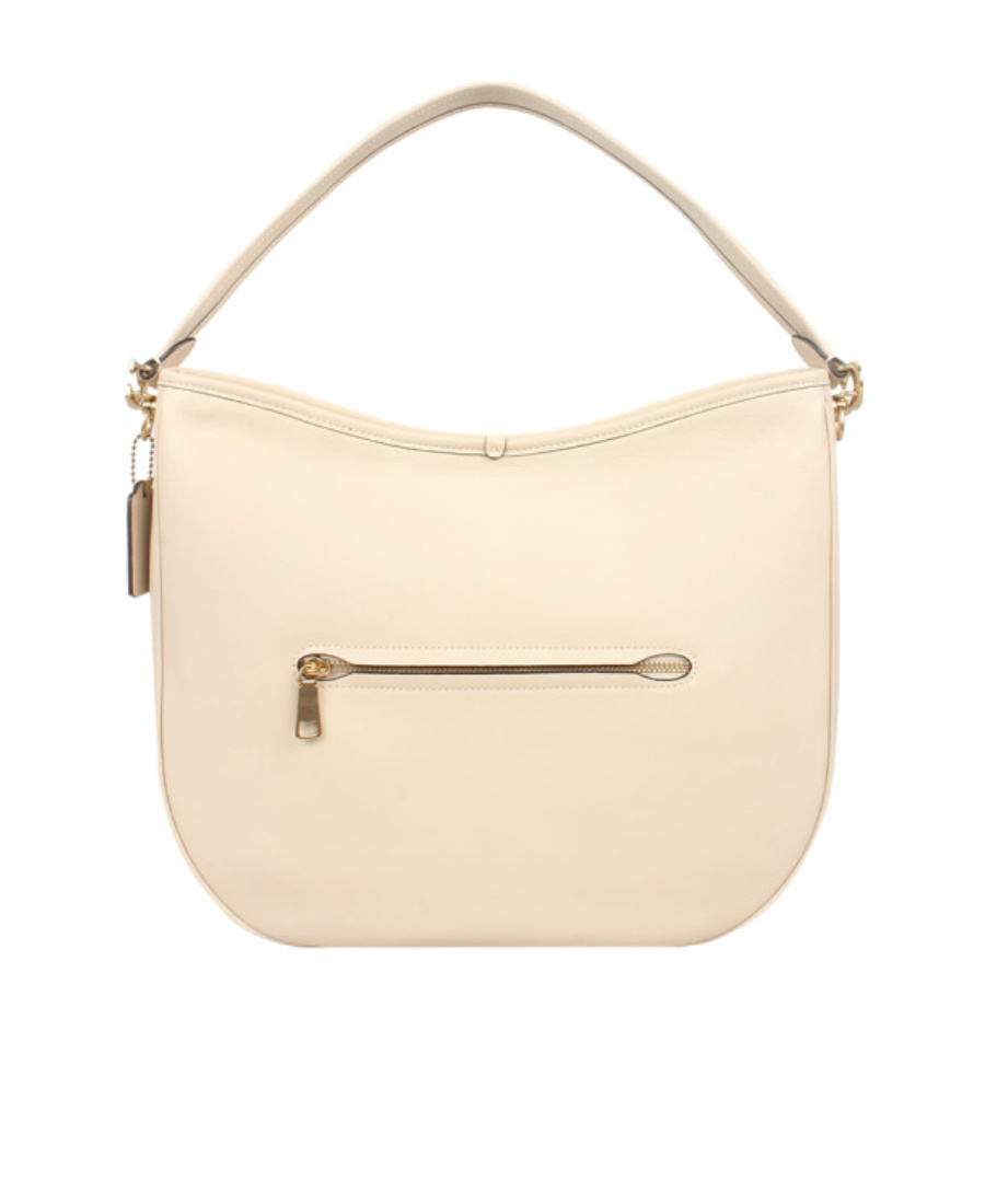 Coach Logo Shoulder Bag In Nude