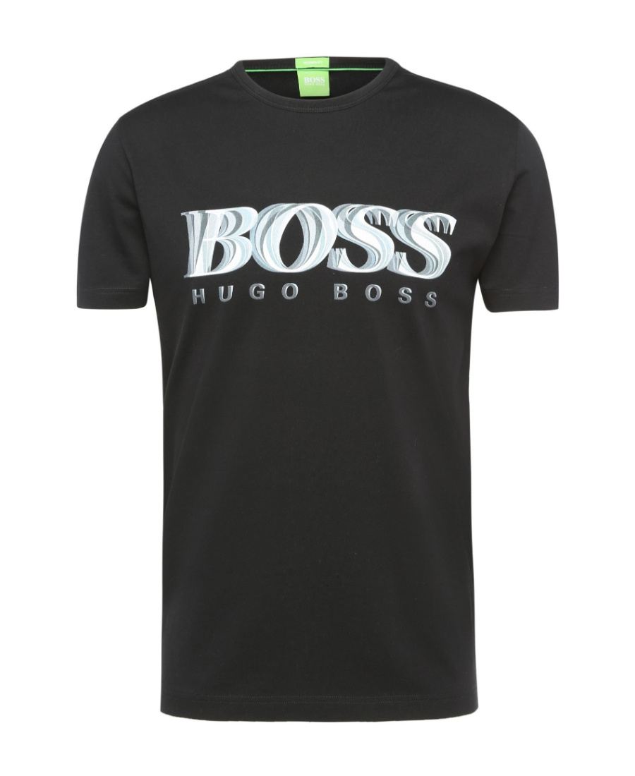Hugo Boss Logo Details T-shirt In Black