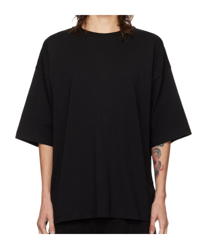 Thom Krom Black Crew Neck T-shirt In Black