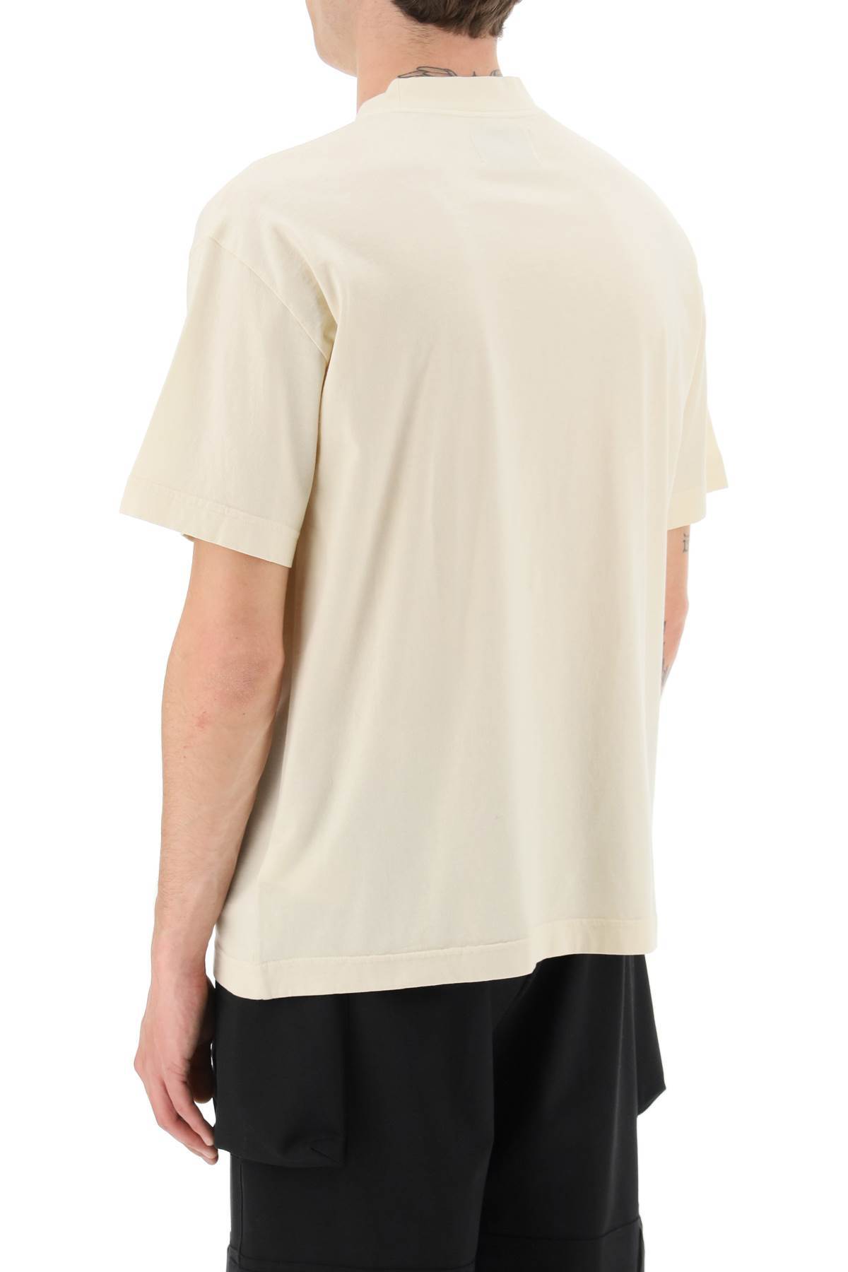 Bonsai Logo-printed Crewneck T-shirt In White