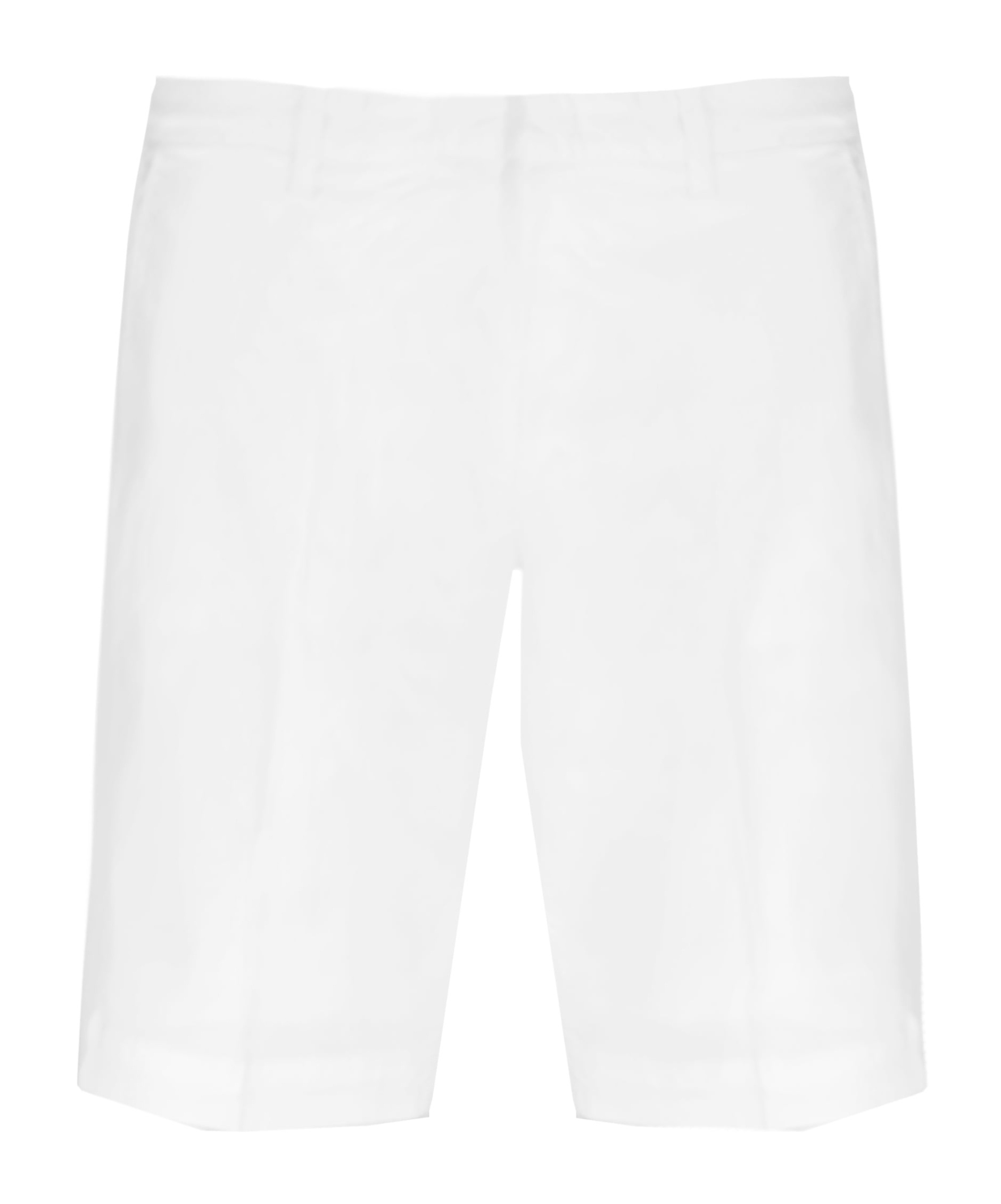 Fay Plain Stretched Bermuda Shorts In White