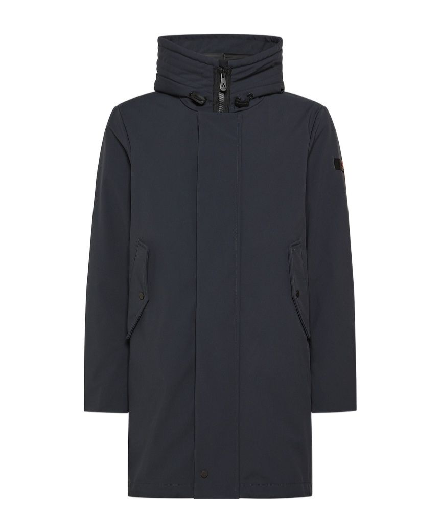Peuterey Three-layer Sturdy Fabric Parka In Black