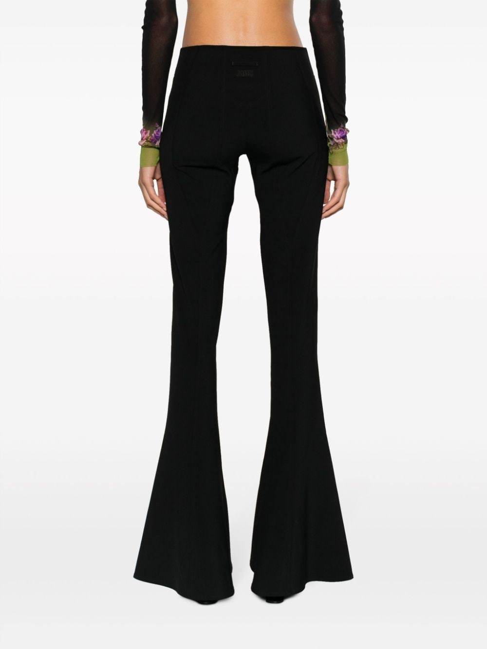 Jean Paul Gaultier Horn Casual Pants In Black