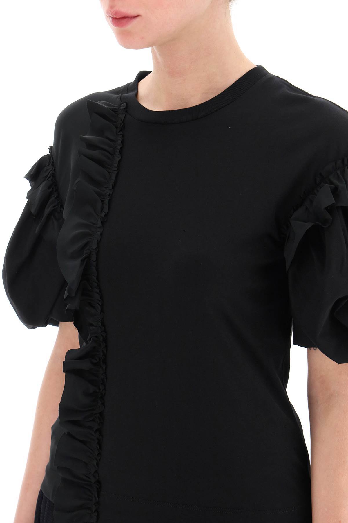 Simone Rocha Short-sleeved T-shirt In Black