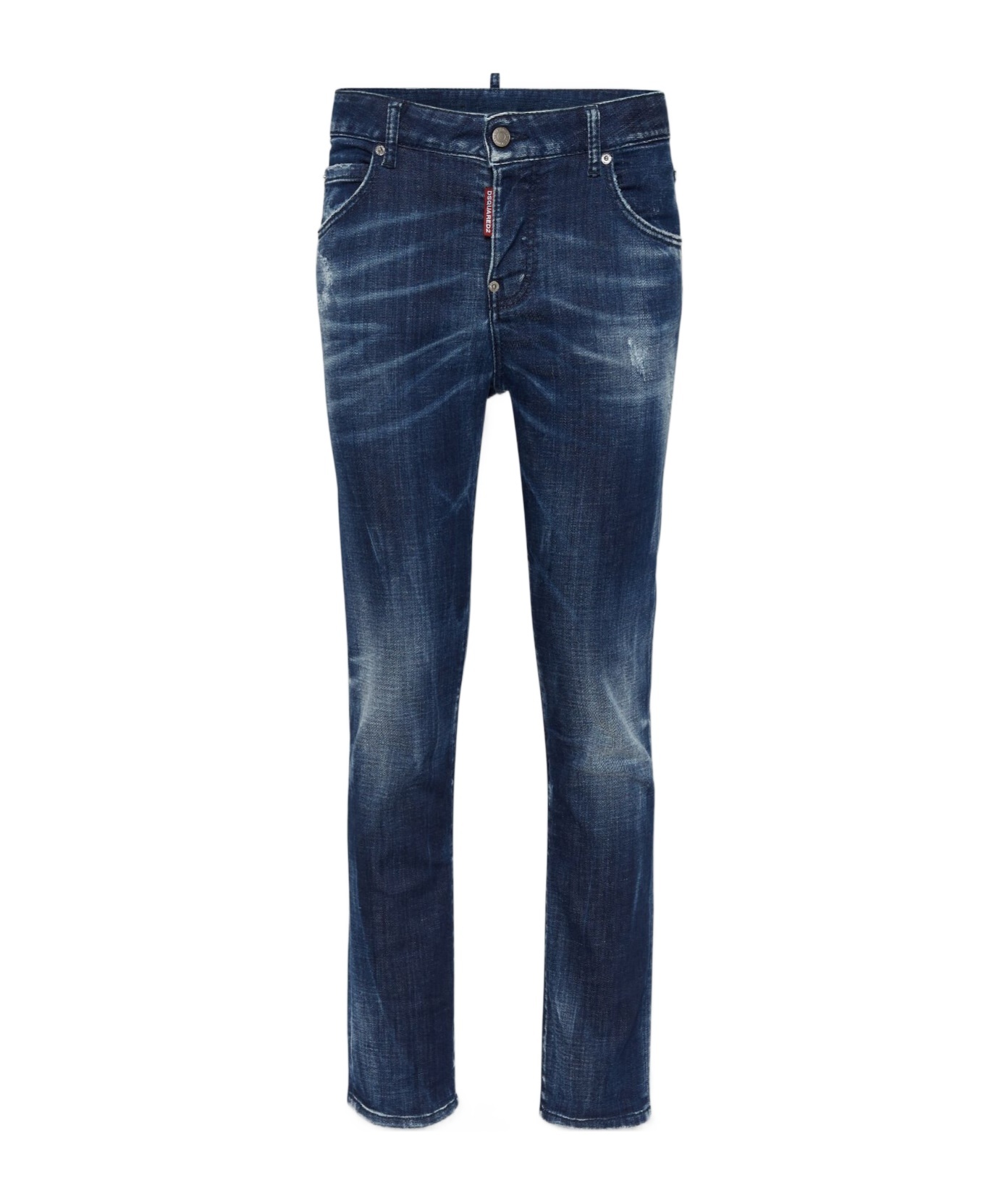Shop Dsquared2 Jennifer Mid-rise Jeans In Blue