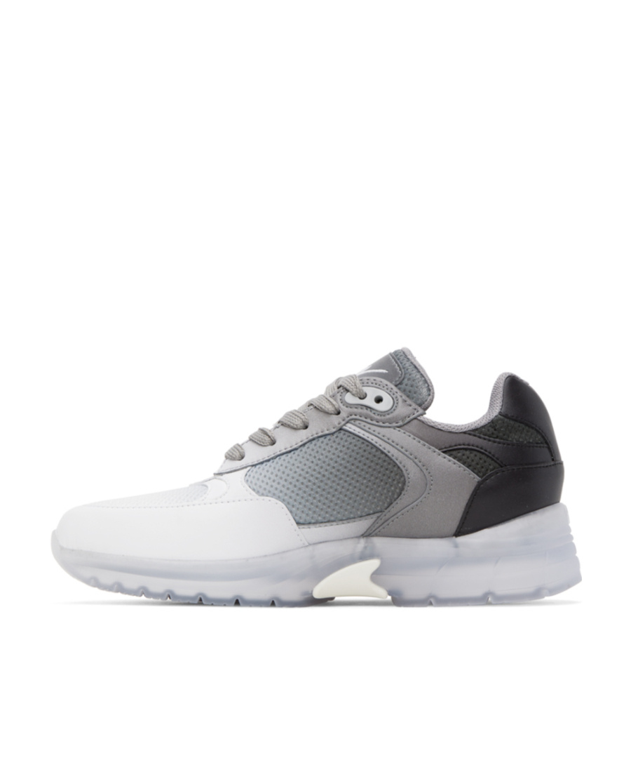 Giuseppe Zanotti Round-headed Low-top Leisure Sports Shoes In Gray