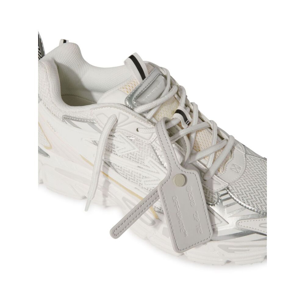 Off-white Be Right Back Mesh Sneakers Pull Tabs In White