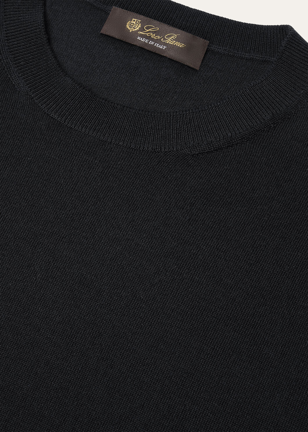 Loro Piana Ice Wish Crewneck In Black