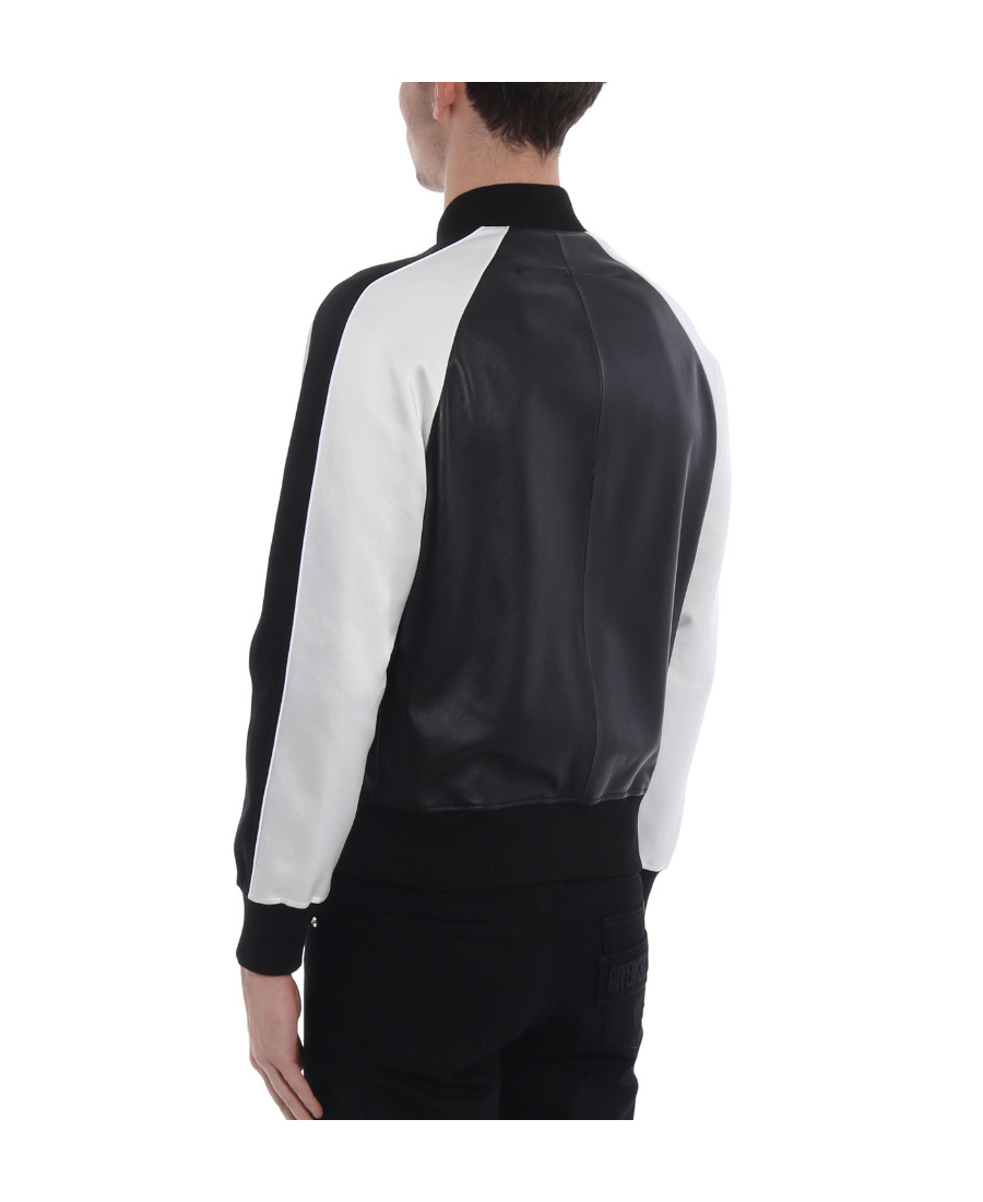 Givenchy Embroidery Star Pilot Jacket In Black