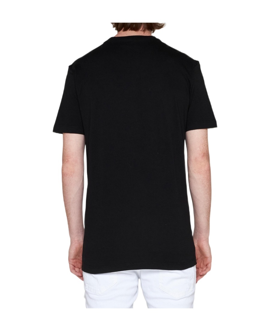 Shop Dsquared2 Logo-print Cotton T-shirt In Black