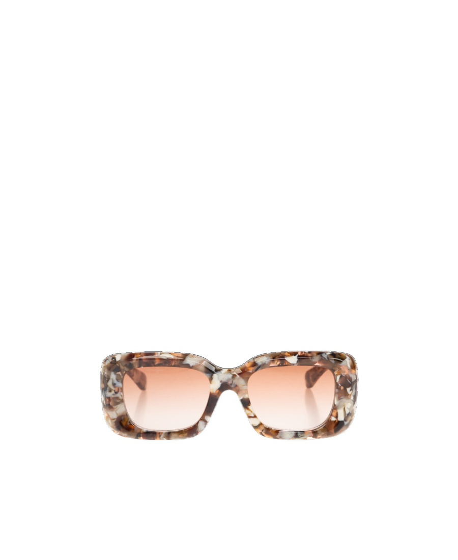 Chloé Gayia Rectangle-frame Sunglasses In Pink
