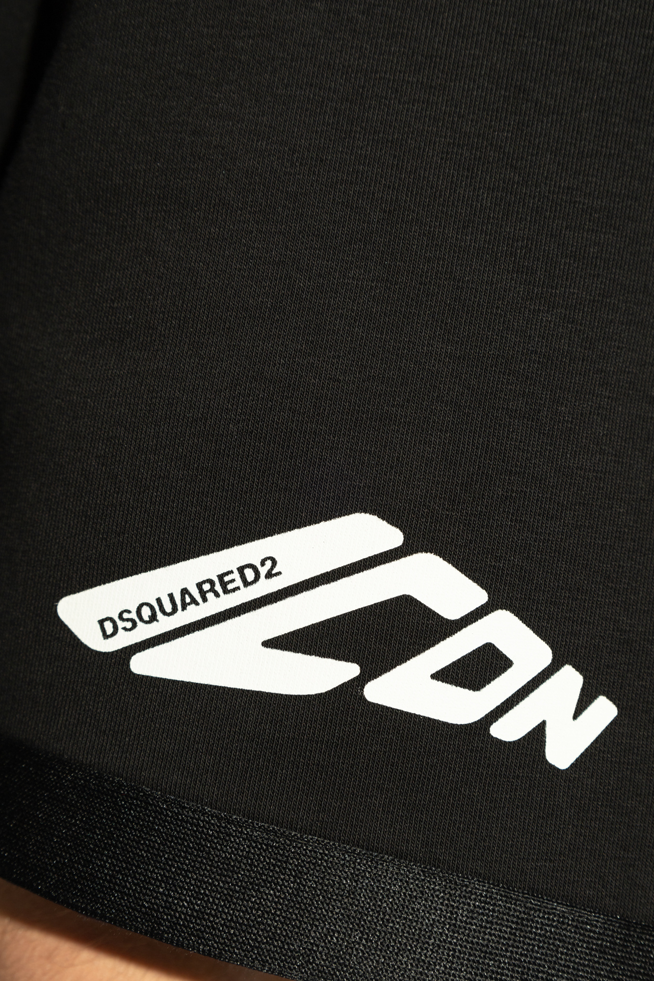 Dsquared2 D2 Icon New Generation Sweat Shorts In Black