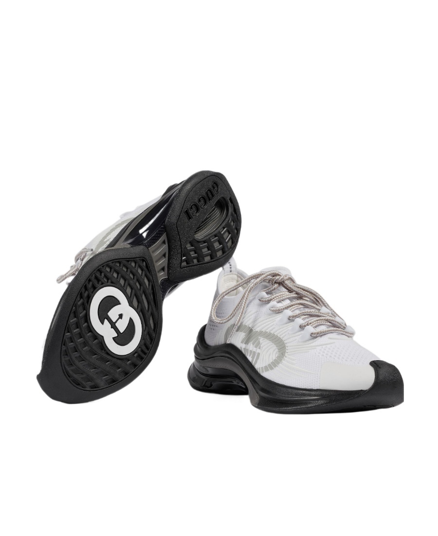 Gucci Run Low-cut Casual Sneakers In Black
