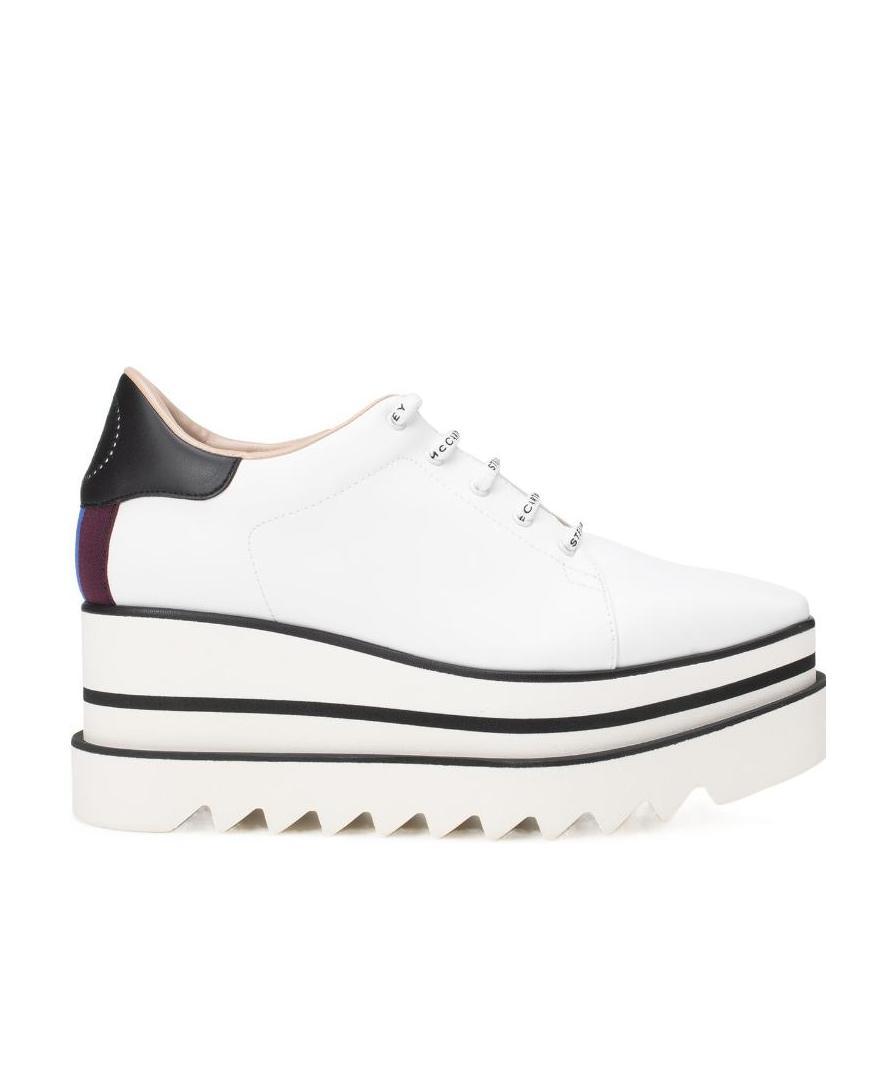Stella Mccartney Elyse 80mm Sneakers With Non-slip Sole In White